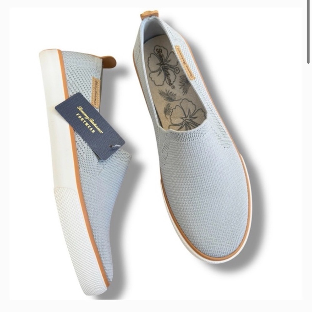 Tommy Bahamas Light Blue Loafers Summer Wear Comfy Size 7.5 Like New